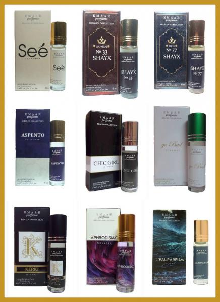 Масляные духи парфюмерия Оптом 1001 Nights Emaar 6 мл — фото 3